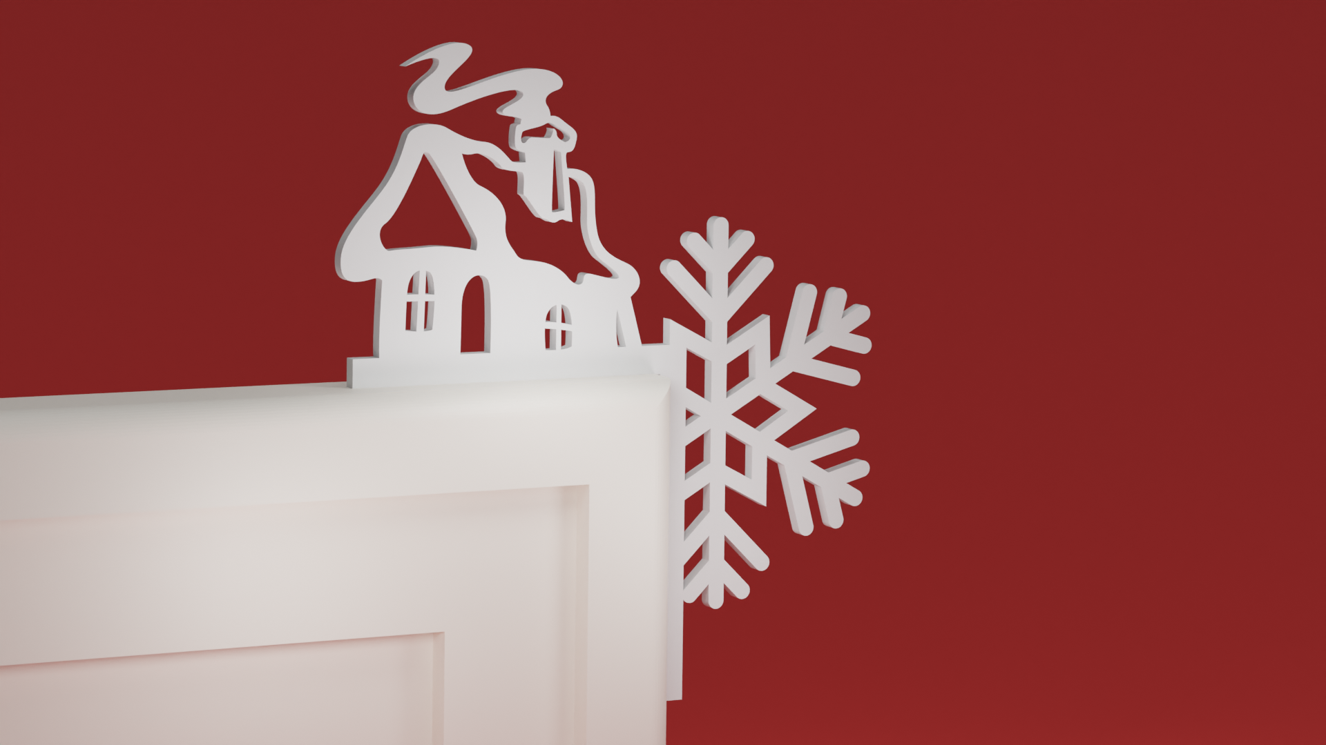 Christmas Door Trim Corner 31 (Christmas ornament)