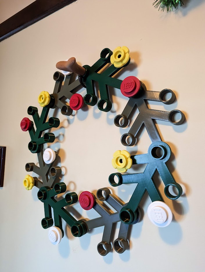 Giant Lego Wreath Accesories