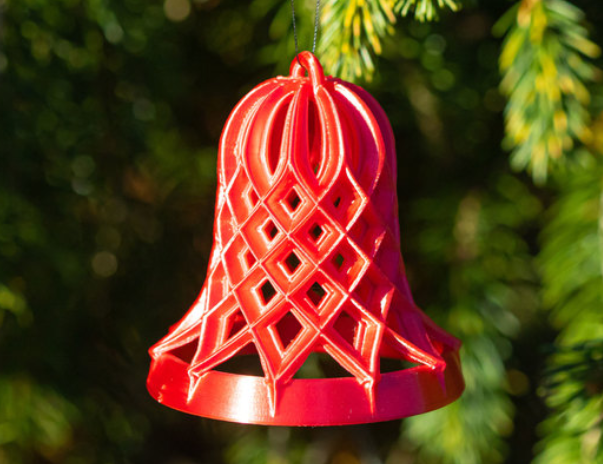 π Open Lattice Christmas Bell π
