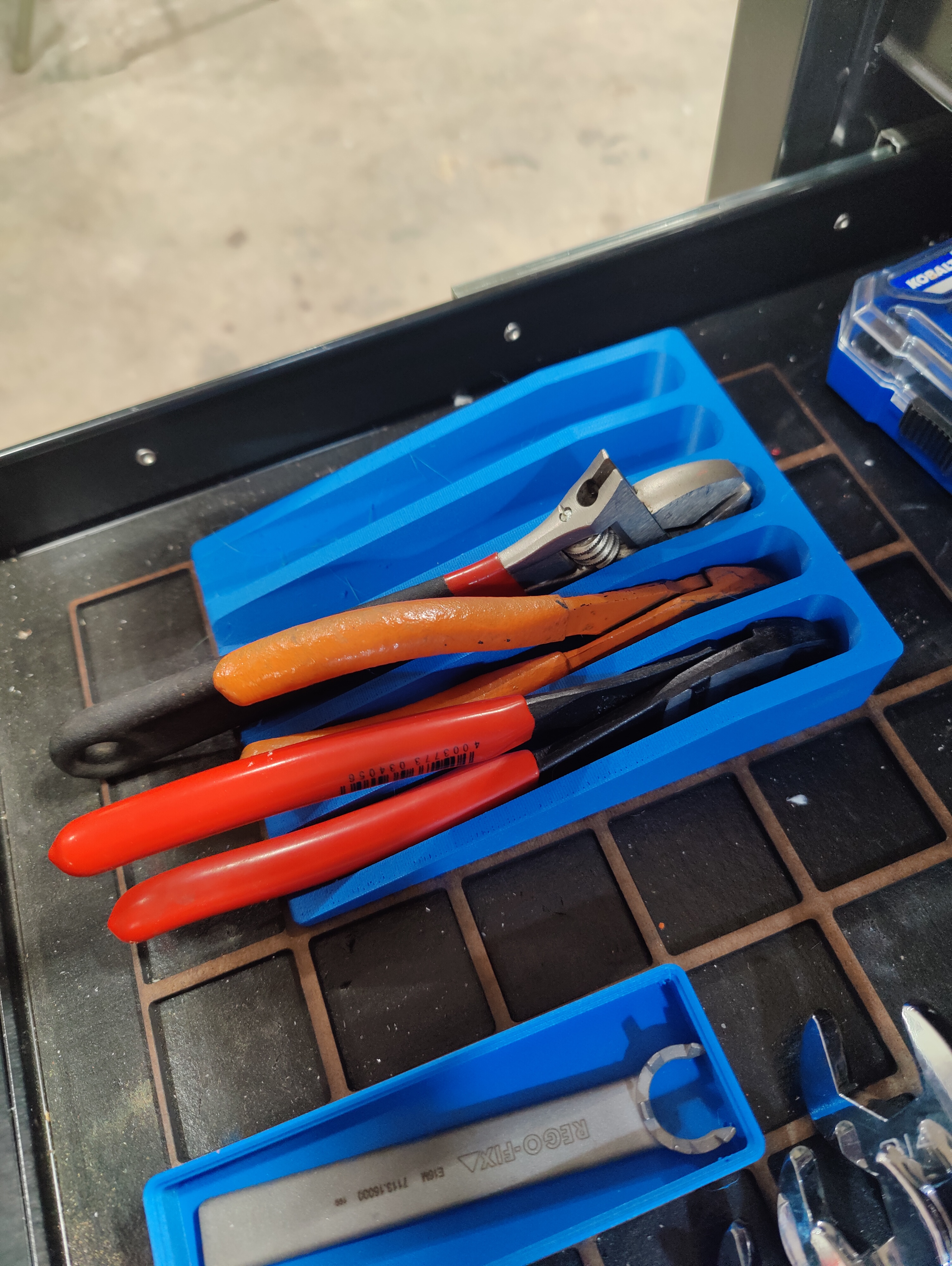 Gridfinity Pliers and Wrench Holder