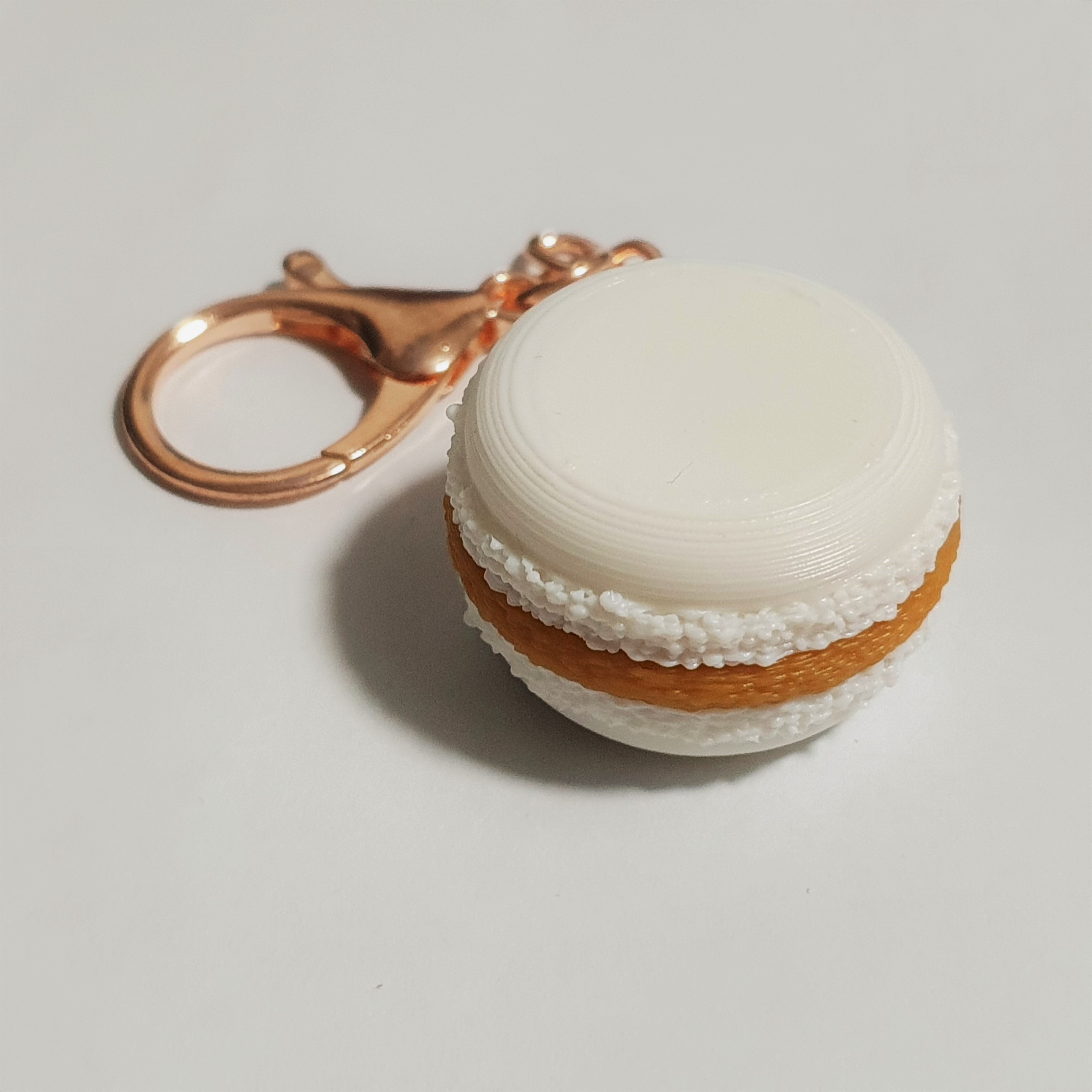 Merry Christmas Macaron Keychains