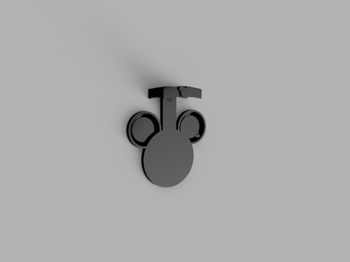 Mickey ears wall holder
