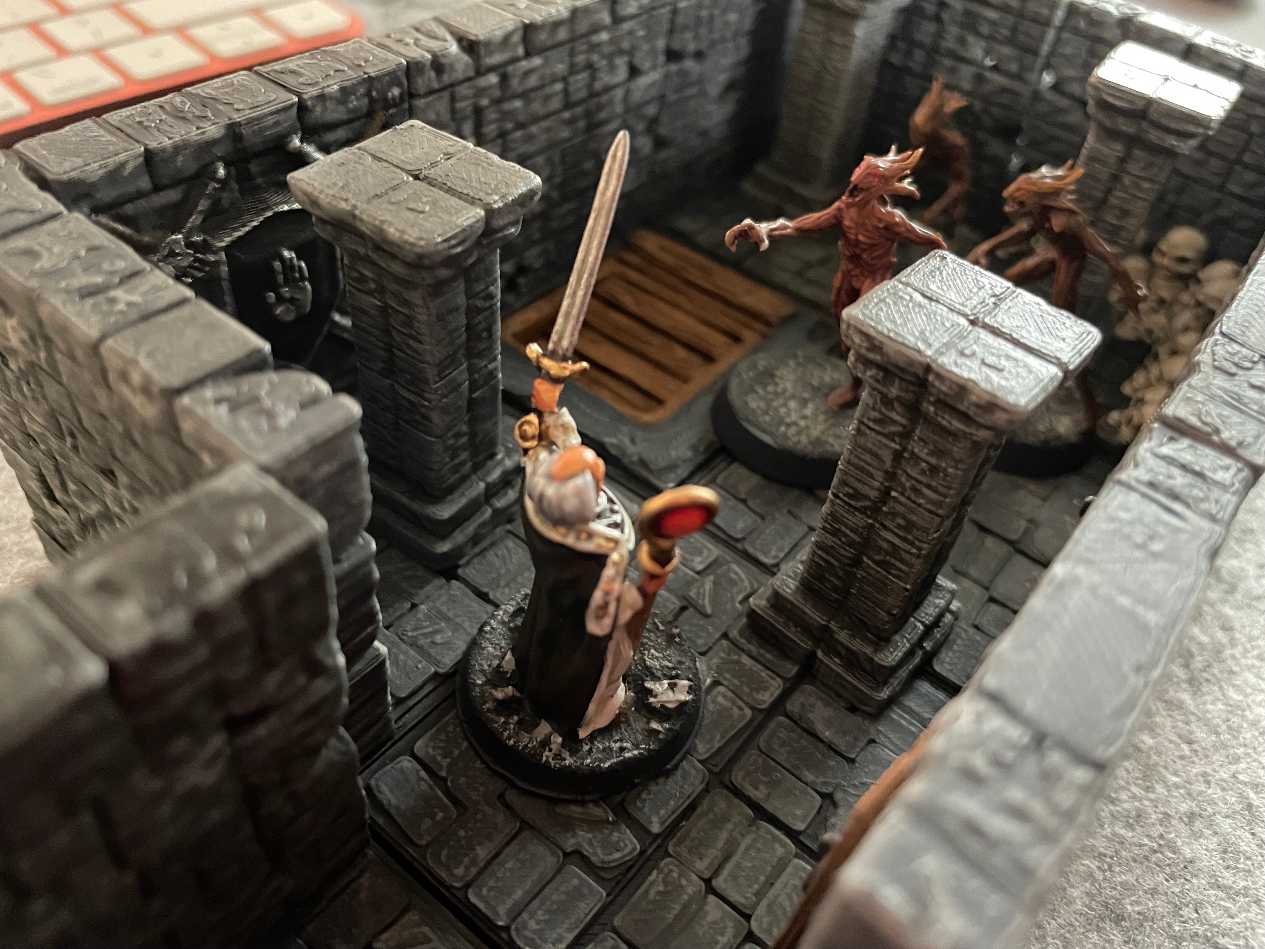 Brick Pillar for 28mm tabletop RPGs