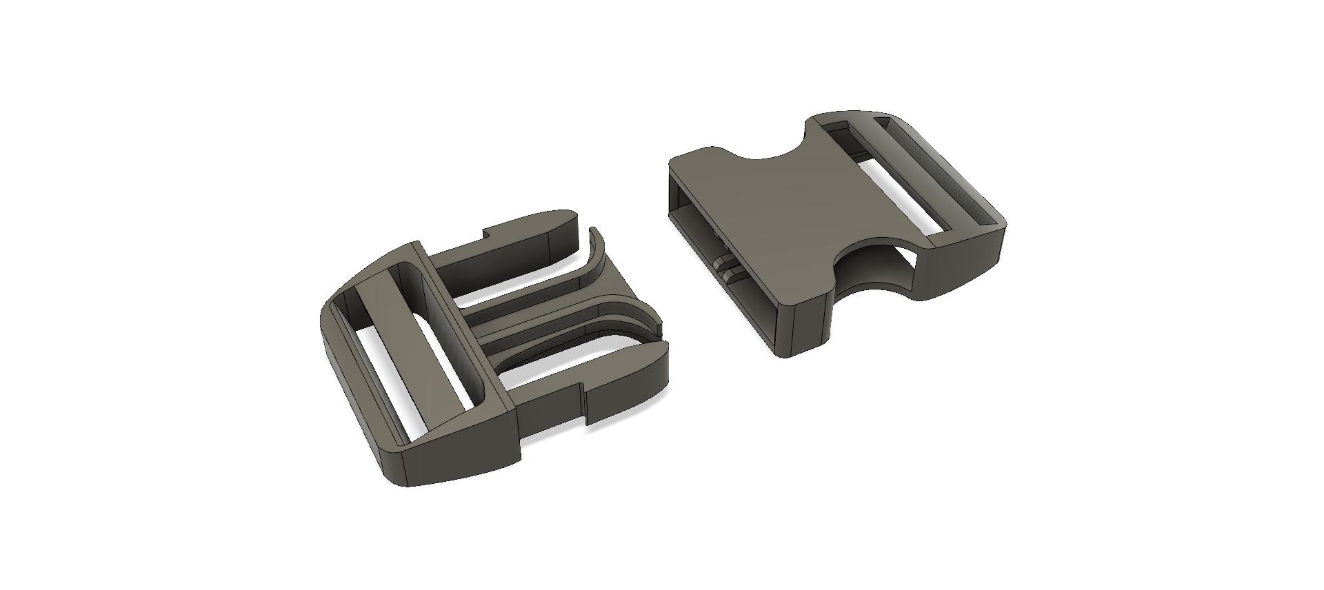 Belt buckle quick release 7,6x4,8 cm / 3x2 inc approx.
