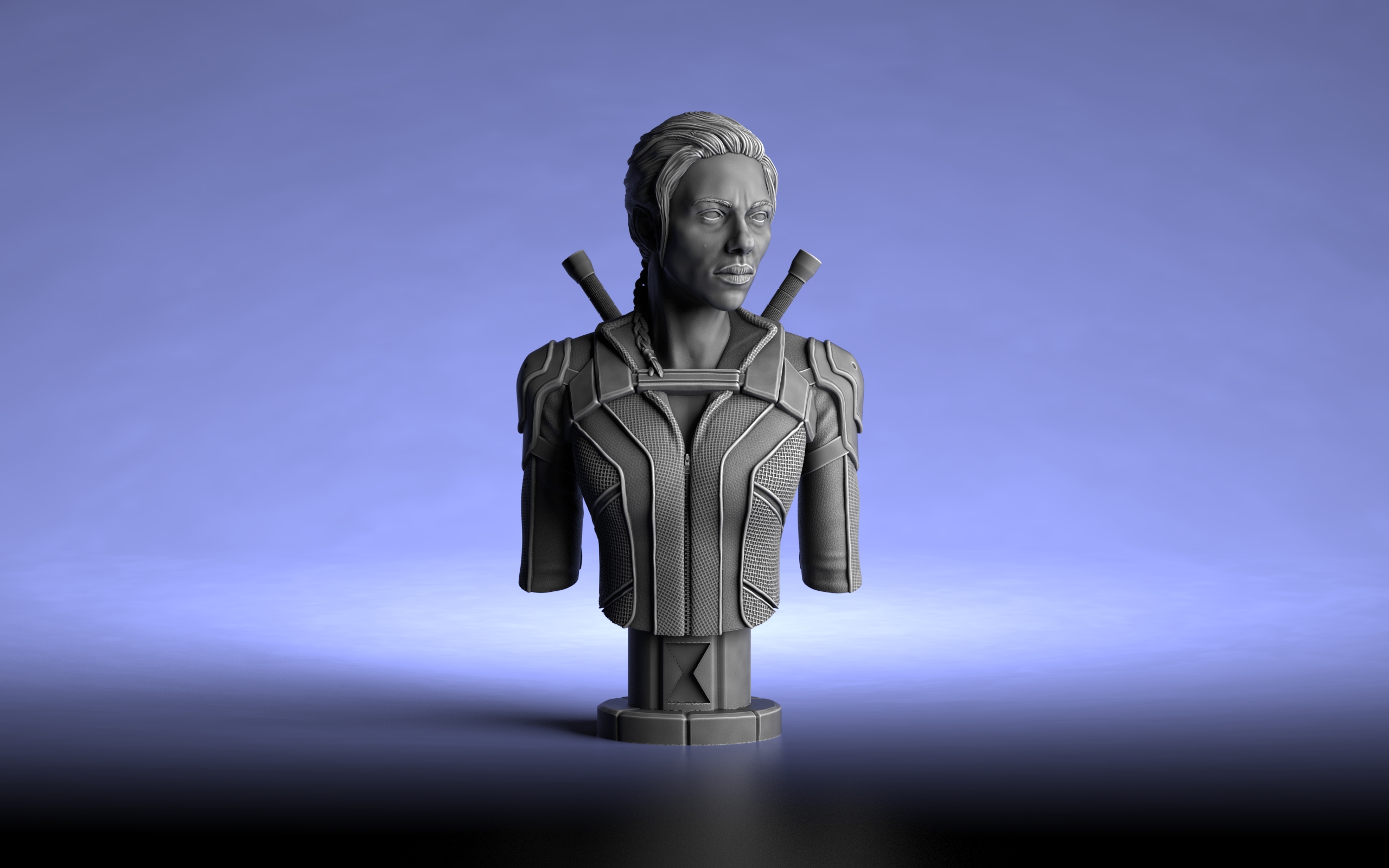 Black Widow Bust