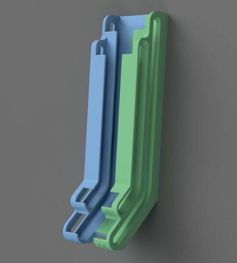 AA and AAA Battery Holder (for Honeycomb Storage Wall)