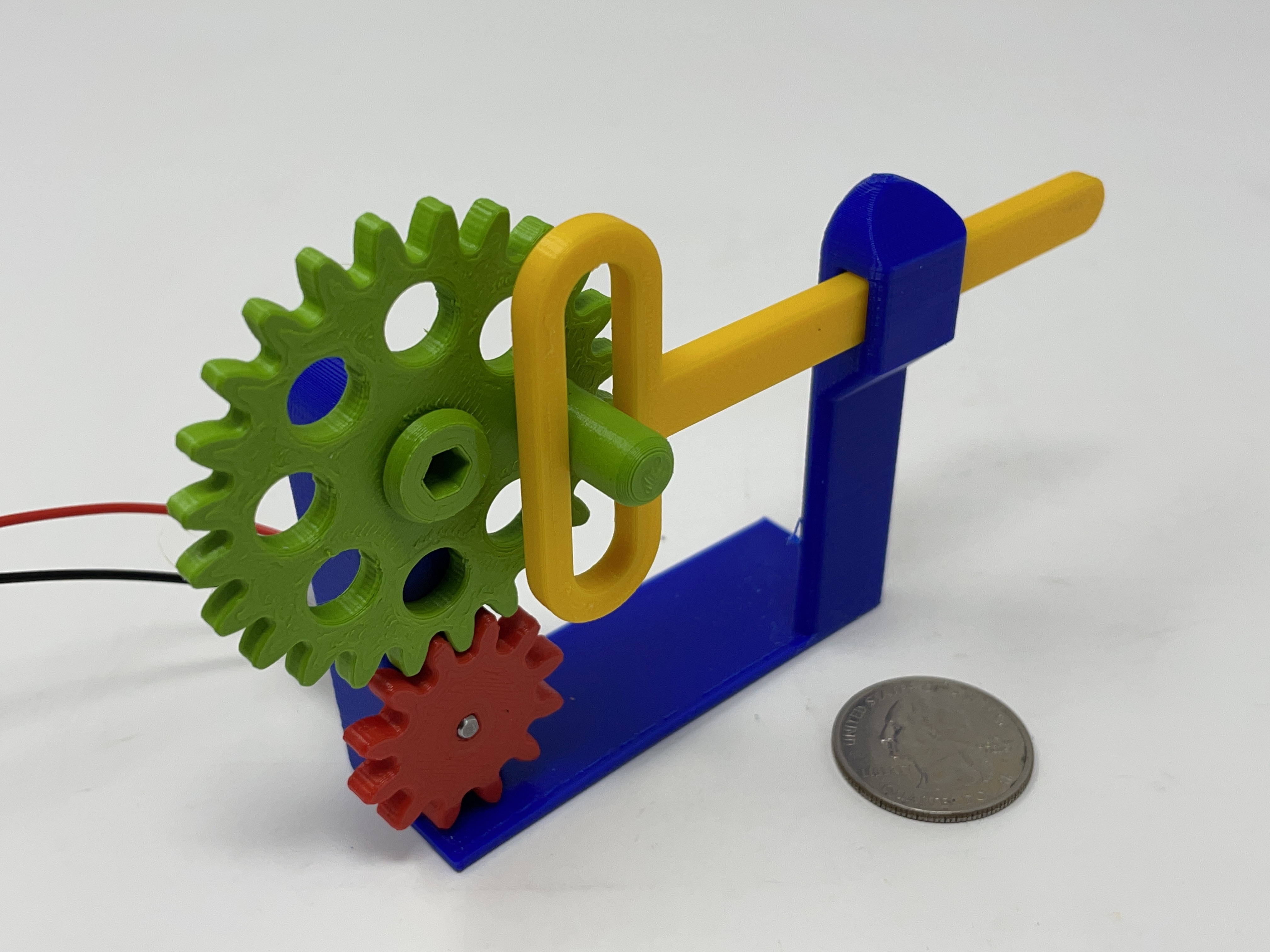 A Simple 3D Printed Scotch Yoke Mechanism.
