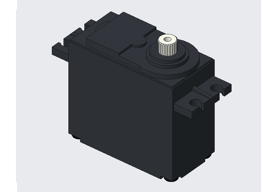 Standard Size Servo 3D Model (STP)