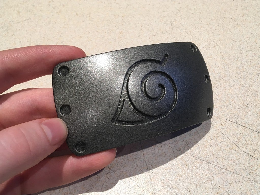 Konoha headband plate