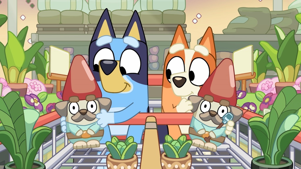 Bluey Garden Gnome Hecuba and Gerald