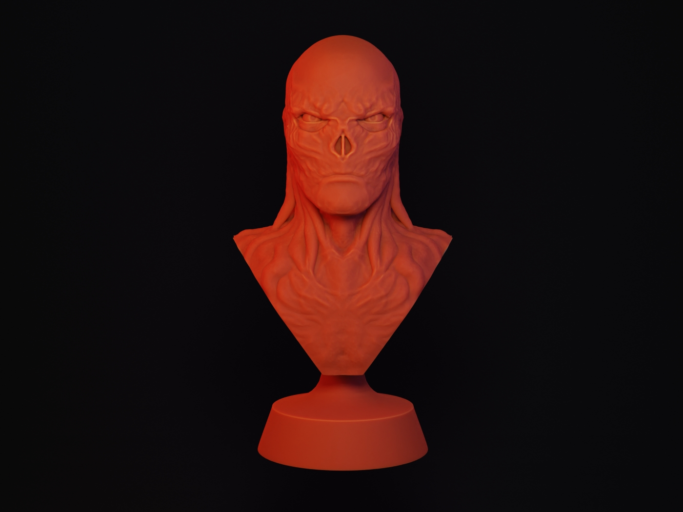 Vecna Bust from Stranger Things