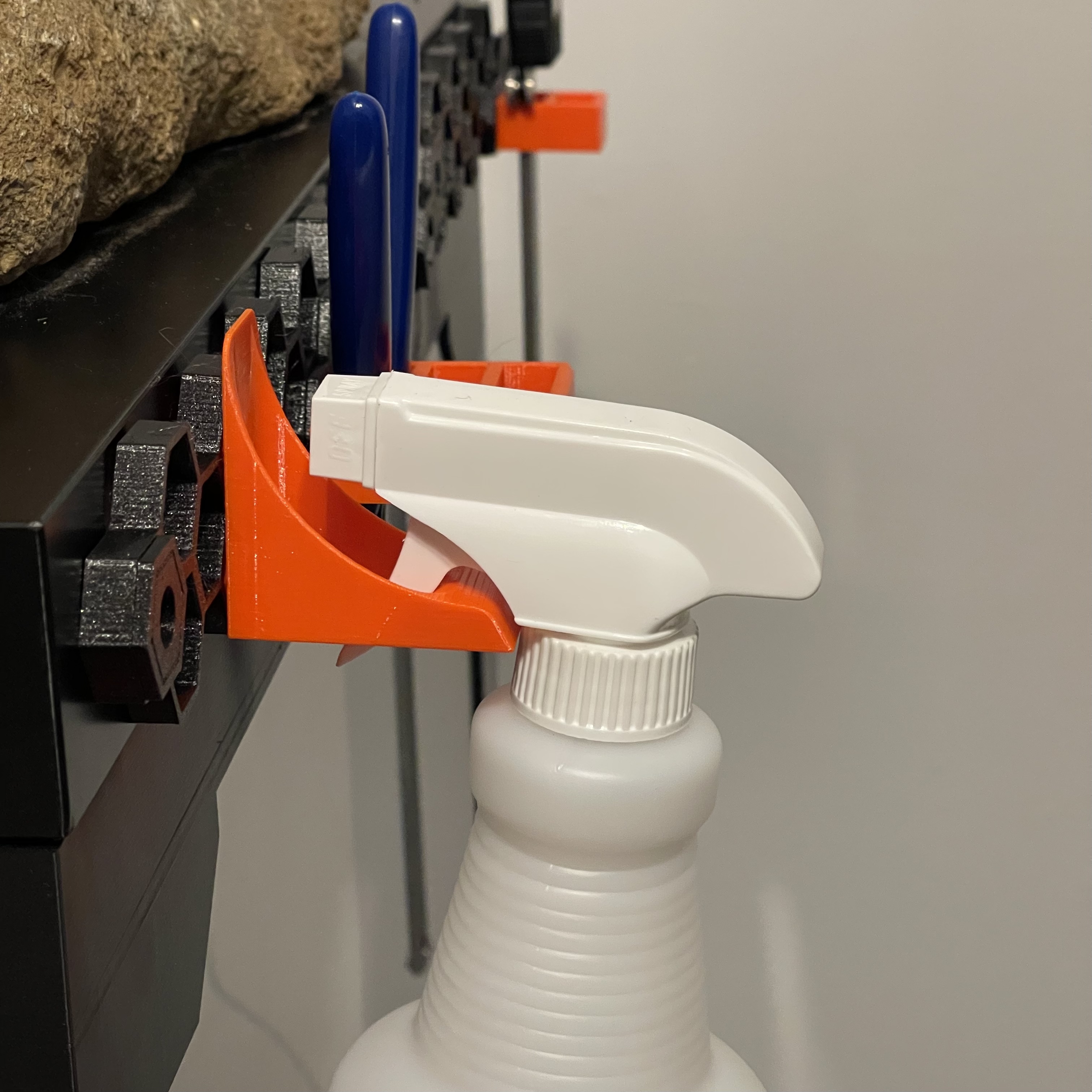 Spray Bottle Holder for Honeycomb Storage Wall