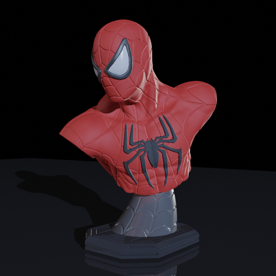 Spiderman Bust (STL)