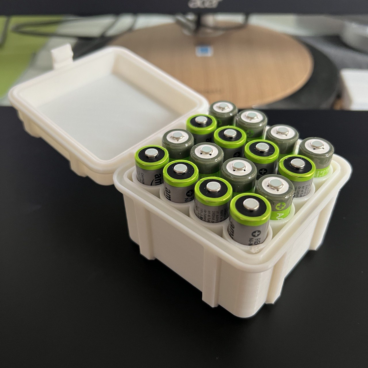 AA Battery Storage Box