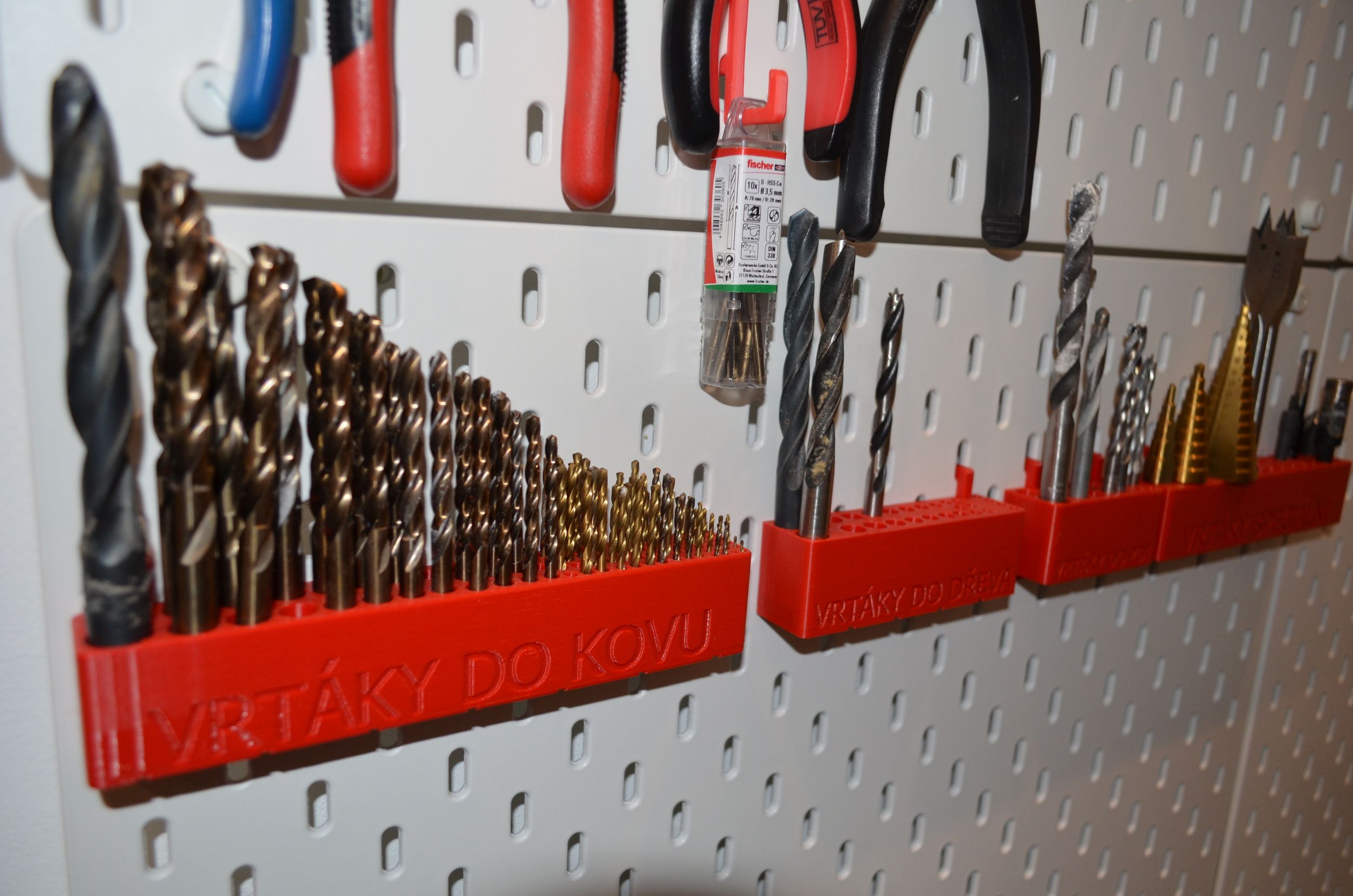 IKEA SKADIS - drillbits holder / drΕΎΓ‘k vrtΓ‘kΕ―