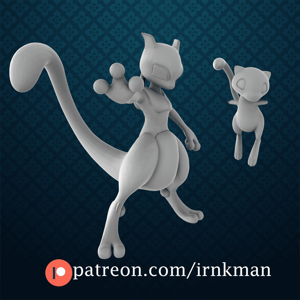 Mewtwo/mew pre-supported 35mm