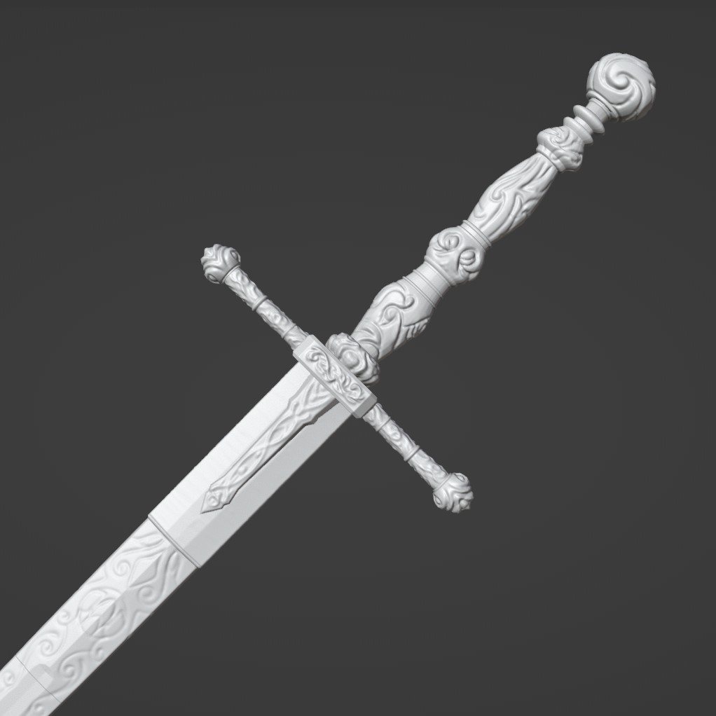 Hi-poly Elden Ring's Lordsworn's Great Sword