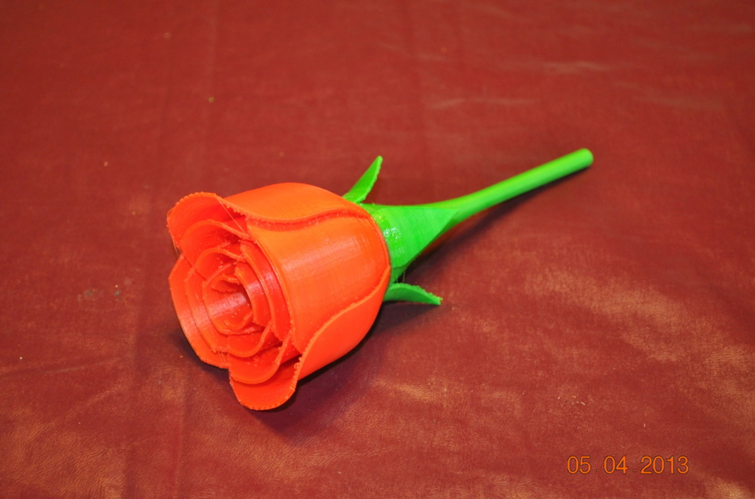 Rose with stem