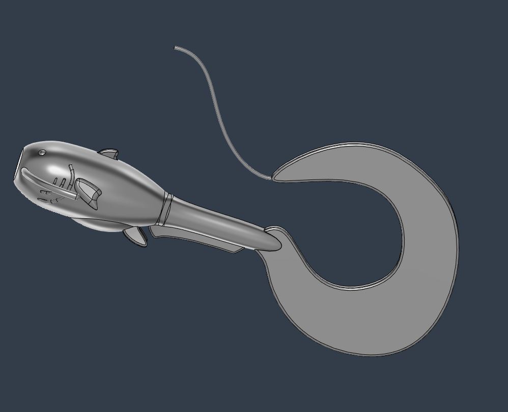 FISHING LURE MOLD - CATFISH TWISTER