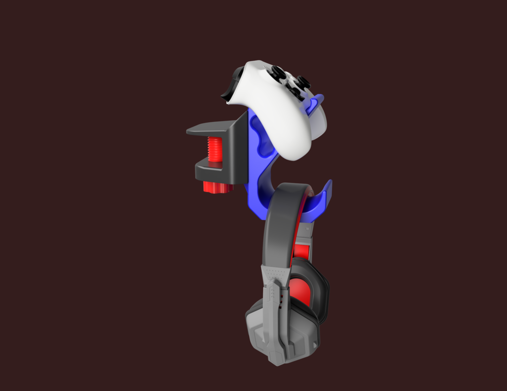 Xbox Playstation Controller Headphone Holder Stand Clamp On Desk