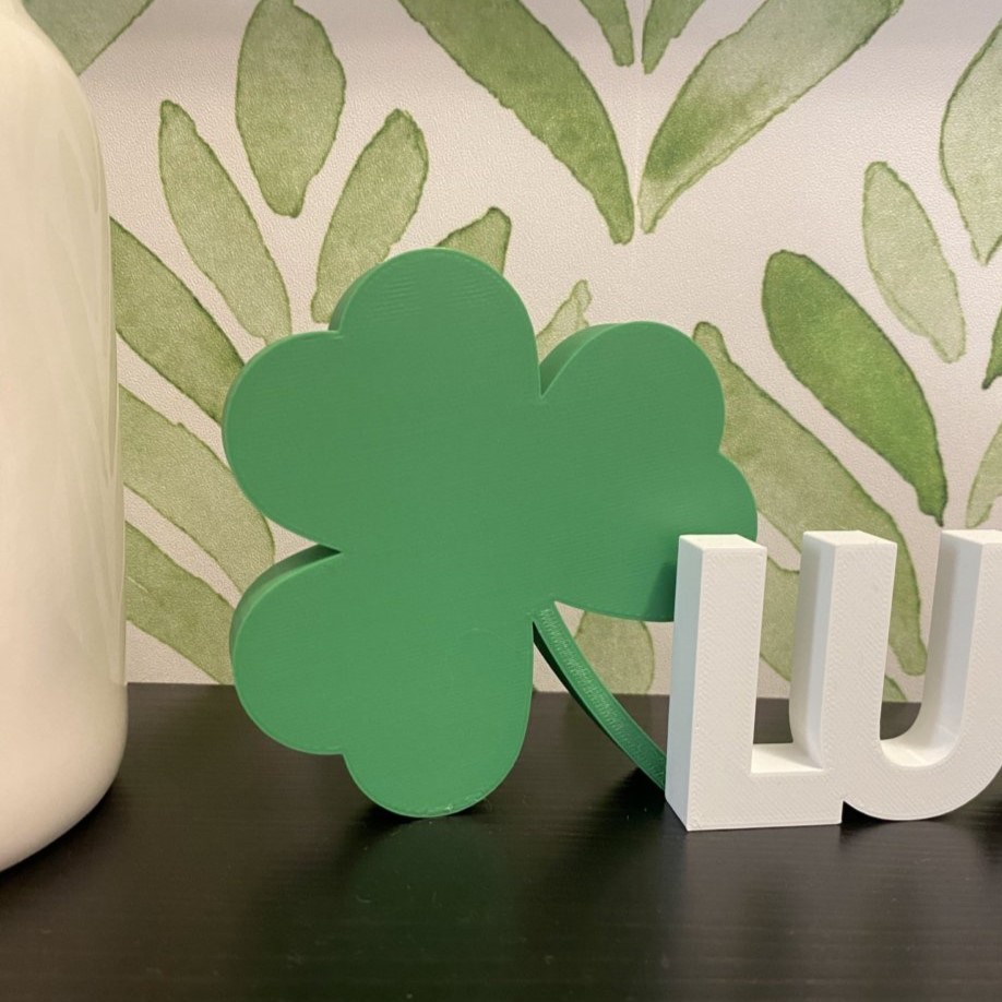 Shamrock Plate for St. Patrick's Day - 3 leaf clover