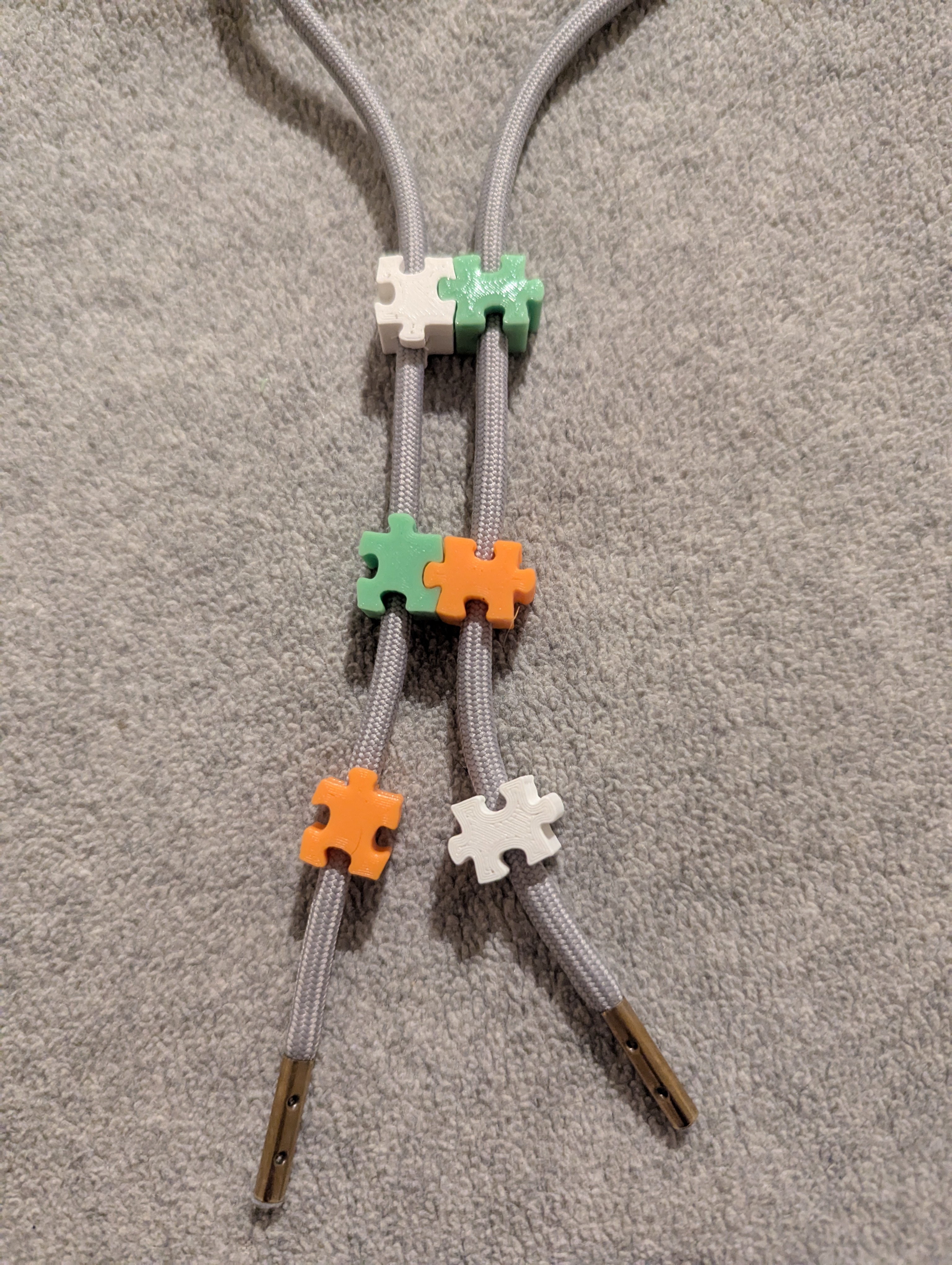 Jigsaw Hoodie Beads
