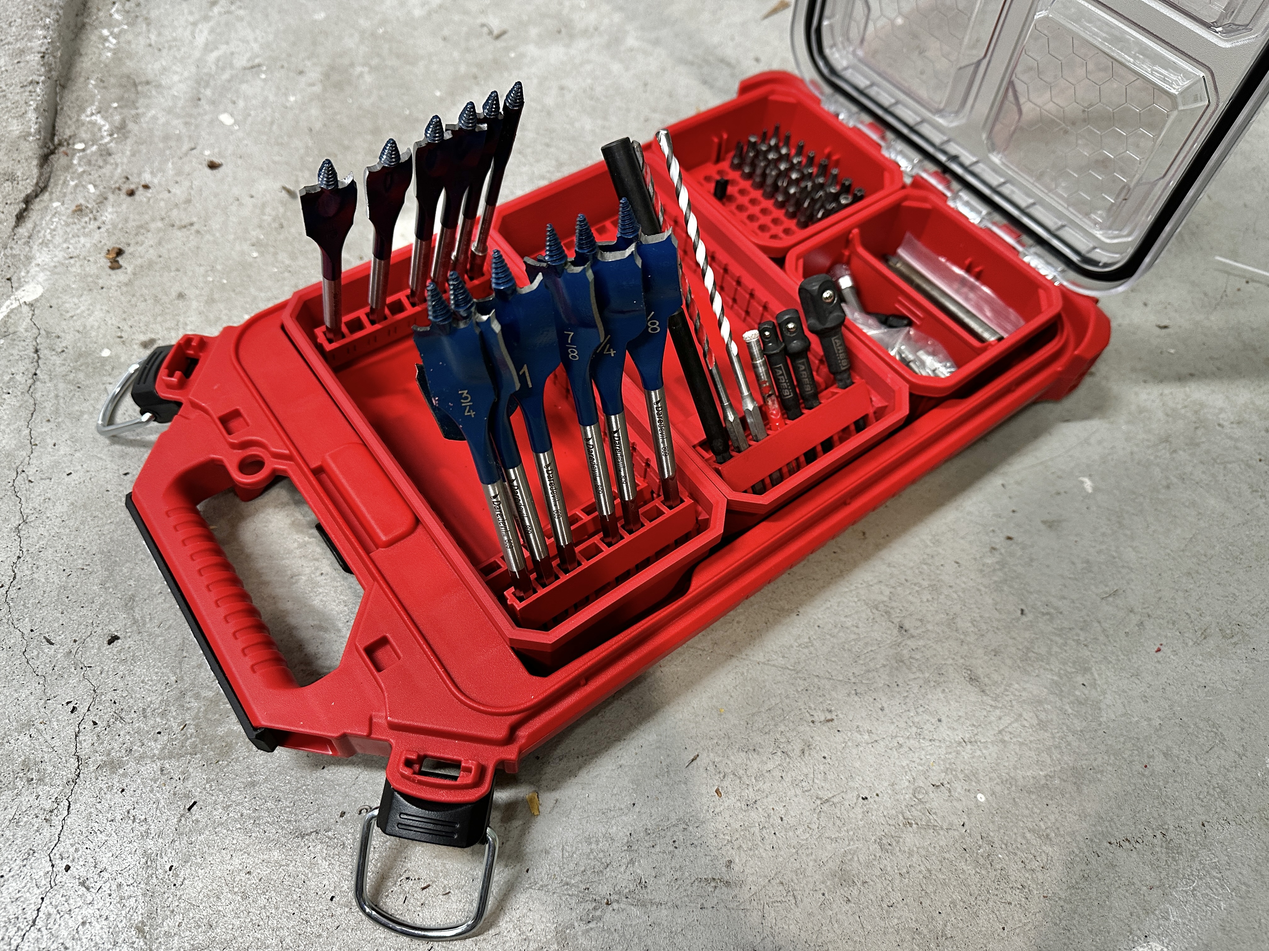 Milwaukee Drill/Driver Bit Packout Organization