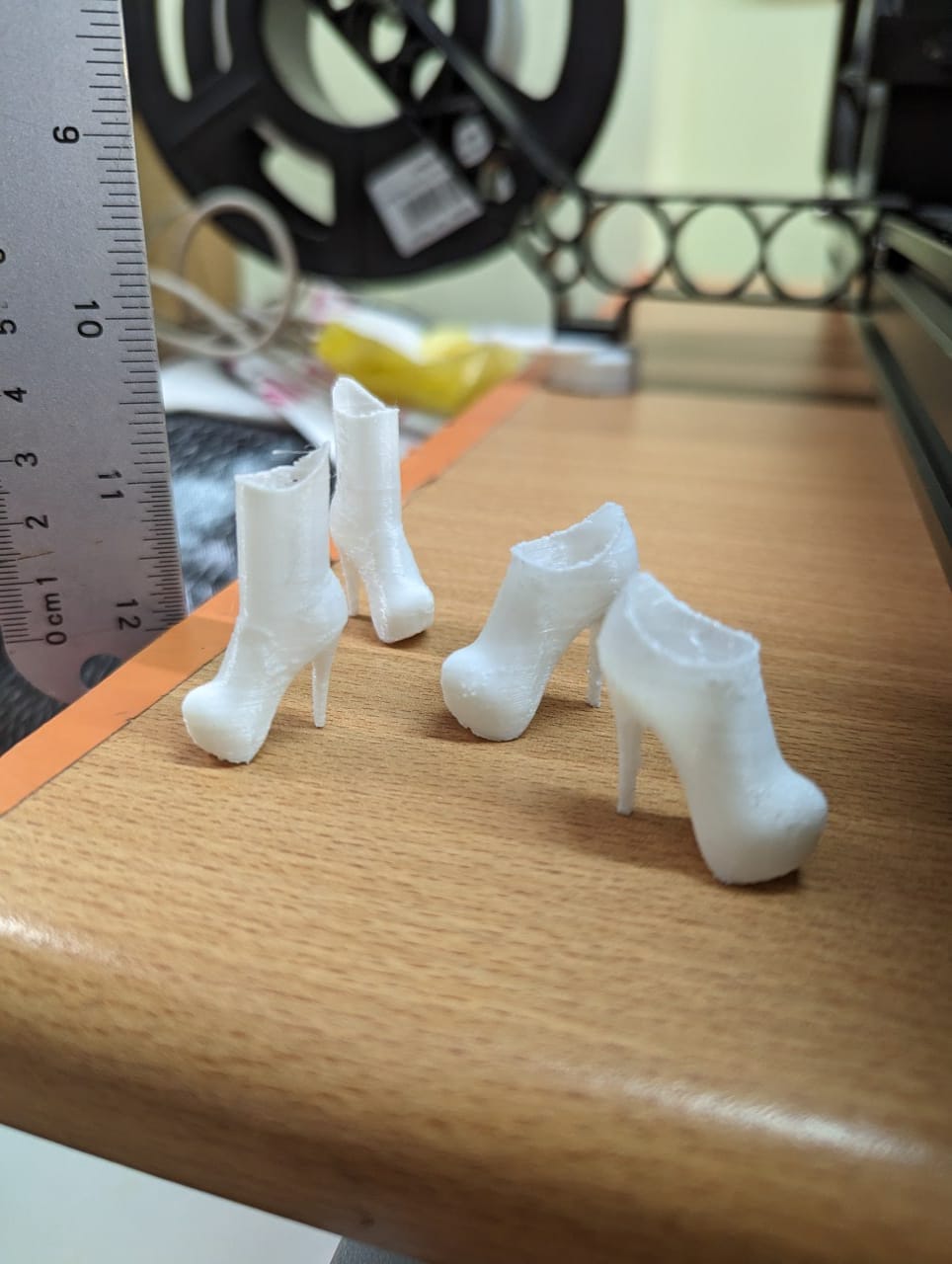 High heels boots miniature