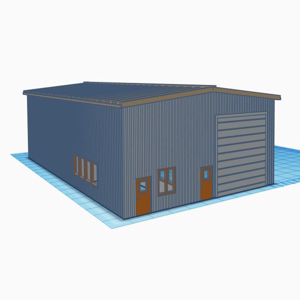 N Scale Small Warehouse (1:160)