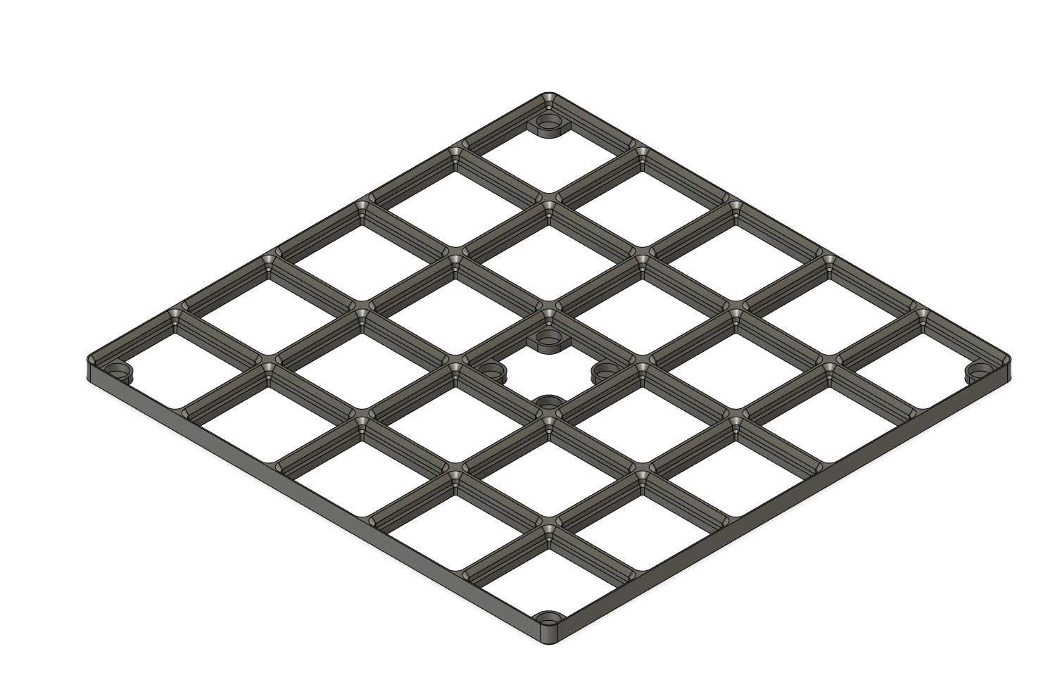 Gridfinity Base Plate 5x5