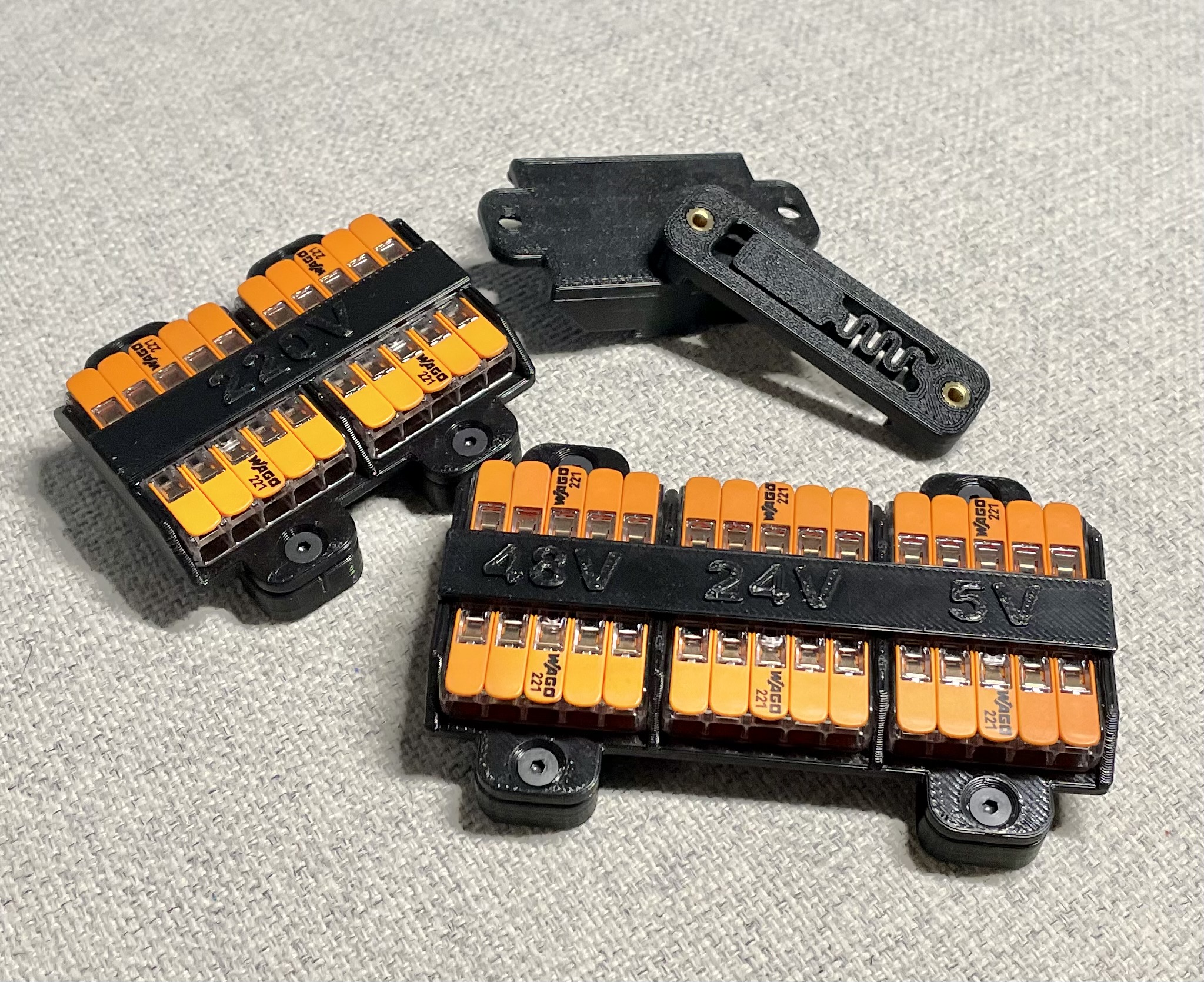 Wago 221-415 Mount for DIN Rail Bracket