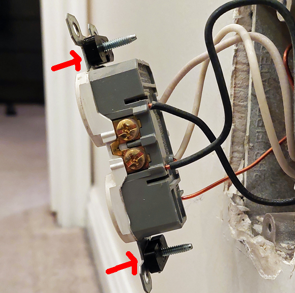 Electrical Outlet Stand-off Spacer
