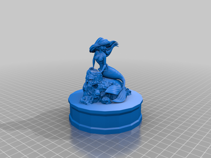 Ariel Stl 3d Print Friendly Ver.