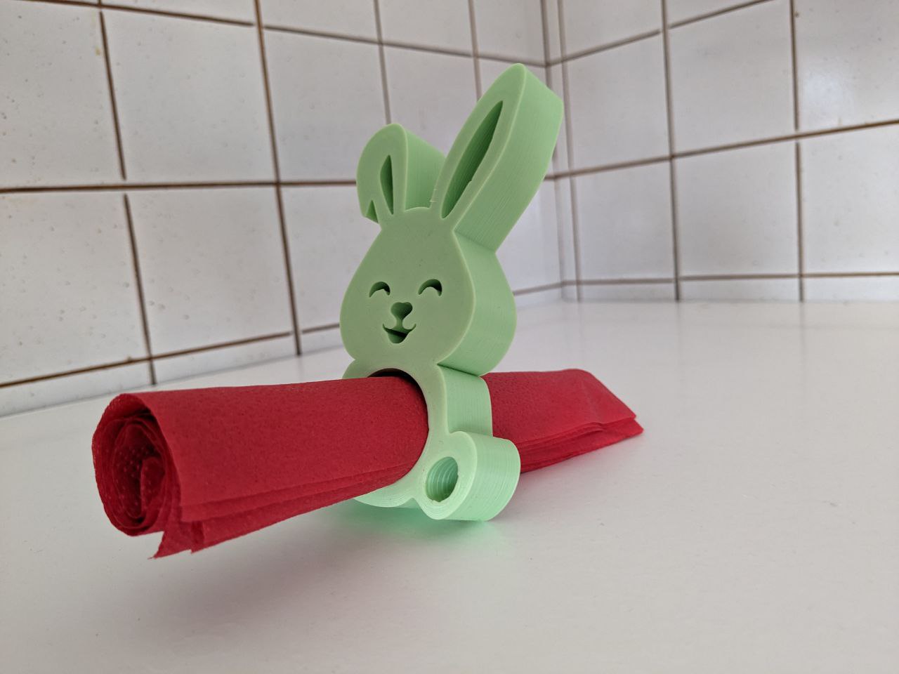 Easter bunny napkin decoration rabbit