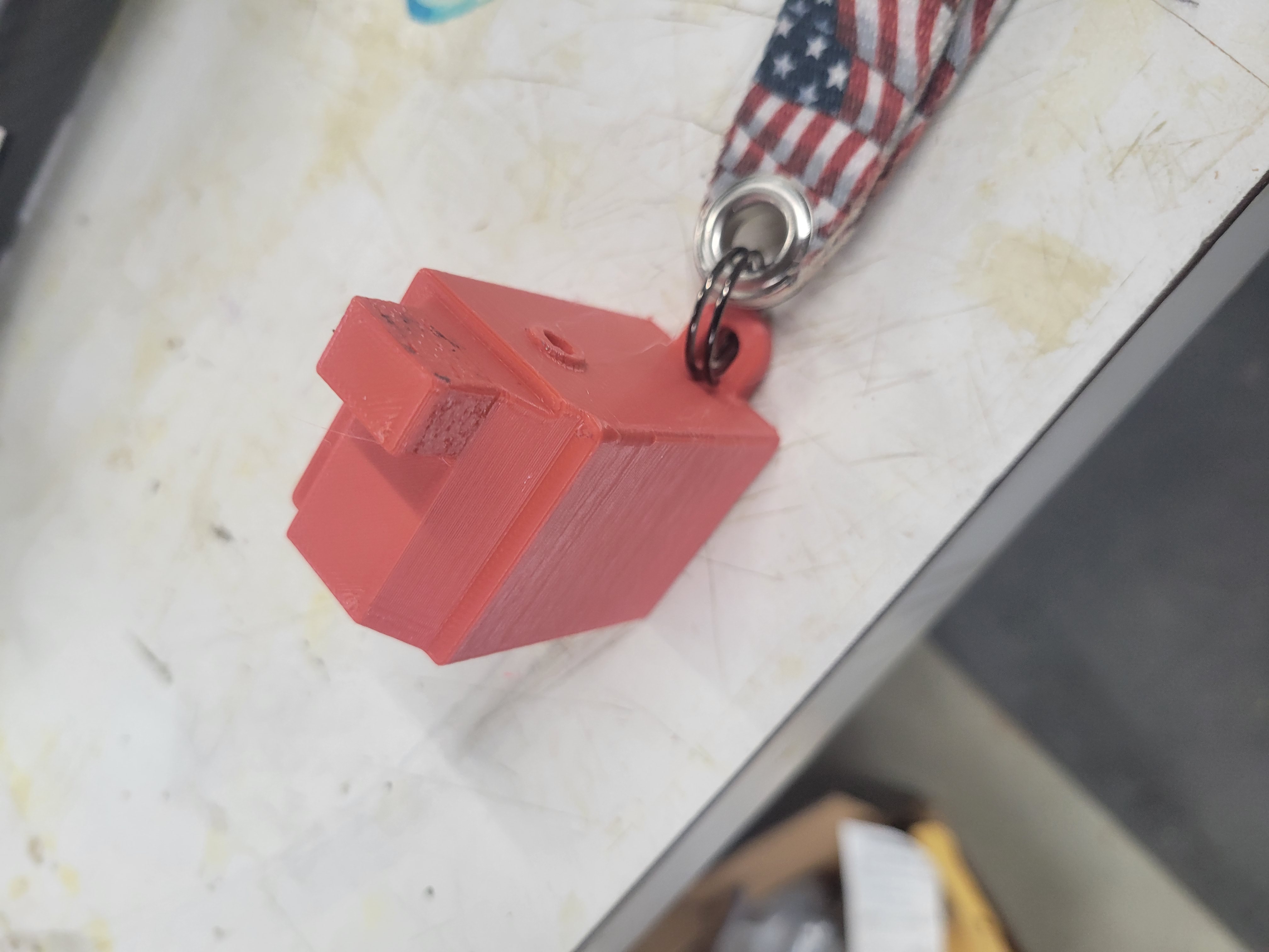 Ruger 10/22 magazine chamber flag with and without key ring updated