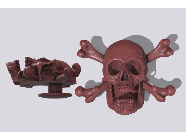 Crocs - Skull and Crossbones button