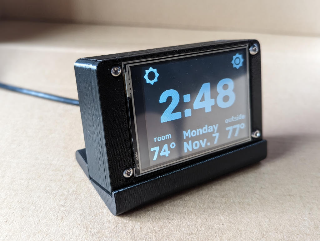 Case for 2.8" ILI9341 TFT LCD and microcontroller