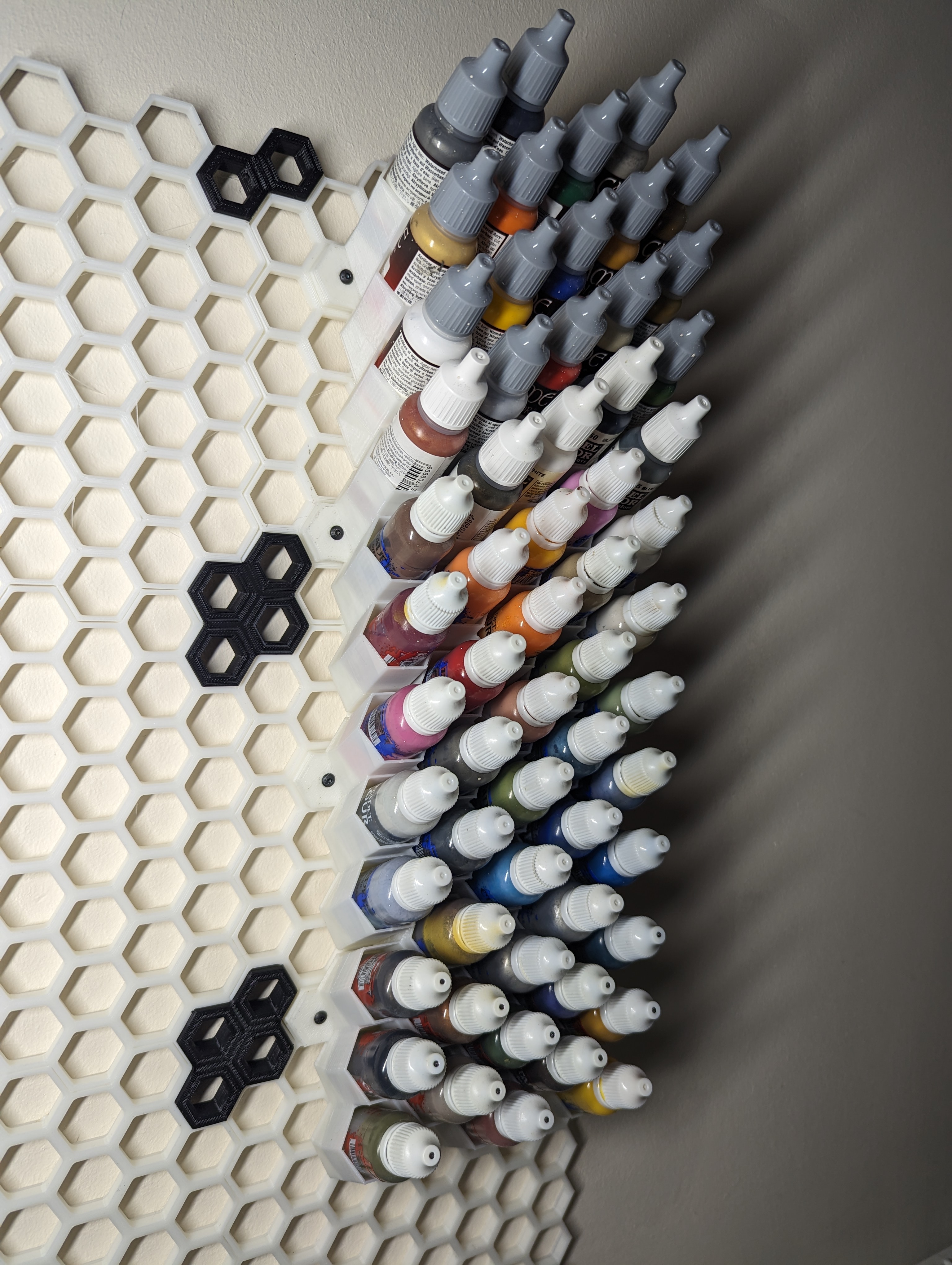 Paint Storage (Honeycomb Storage Wall)