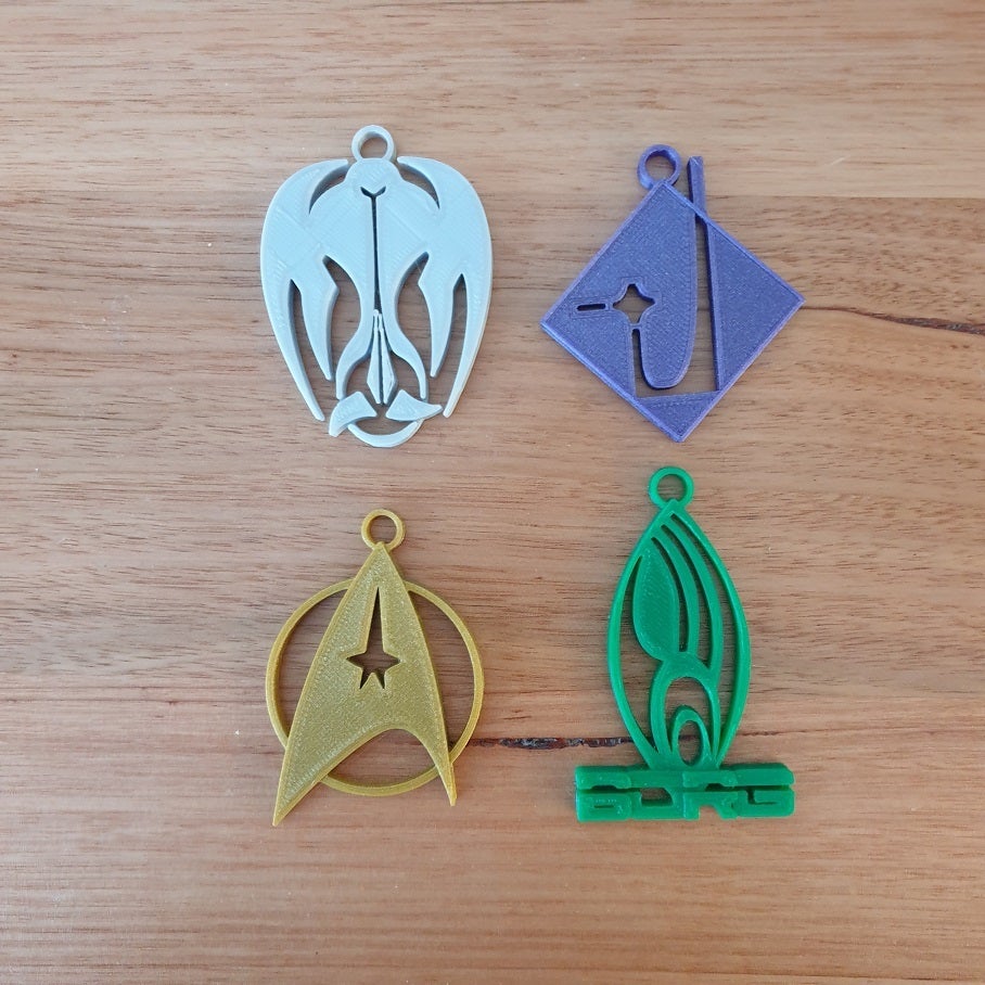 Star Trek keyrings keychains