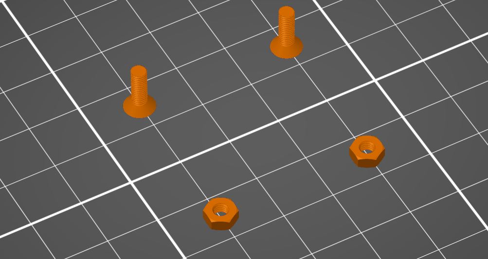 8mm M3 Screws & Nuts