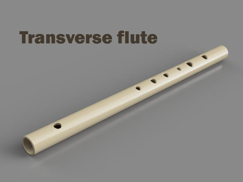 Transverse flute - in the key of C