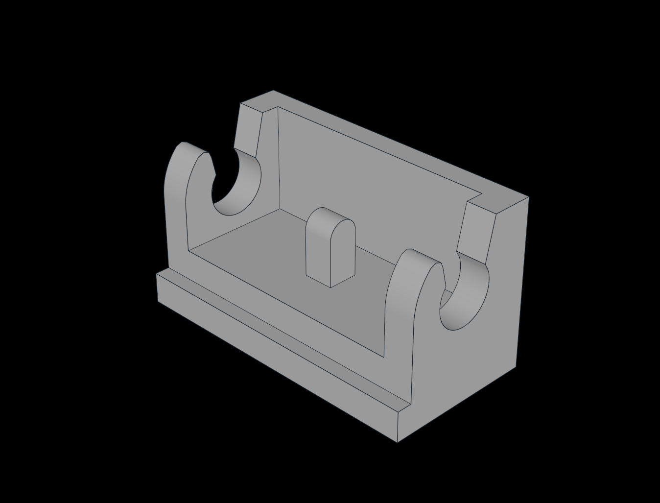 Lego Compatible (3937.dat) Hinge 1 x 2 Base