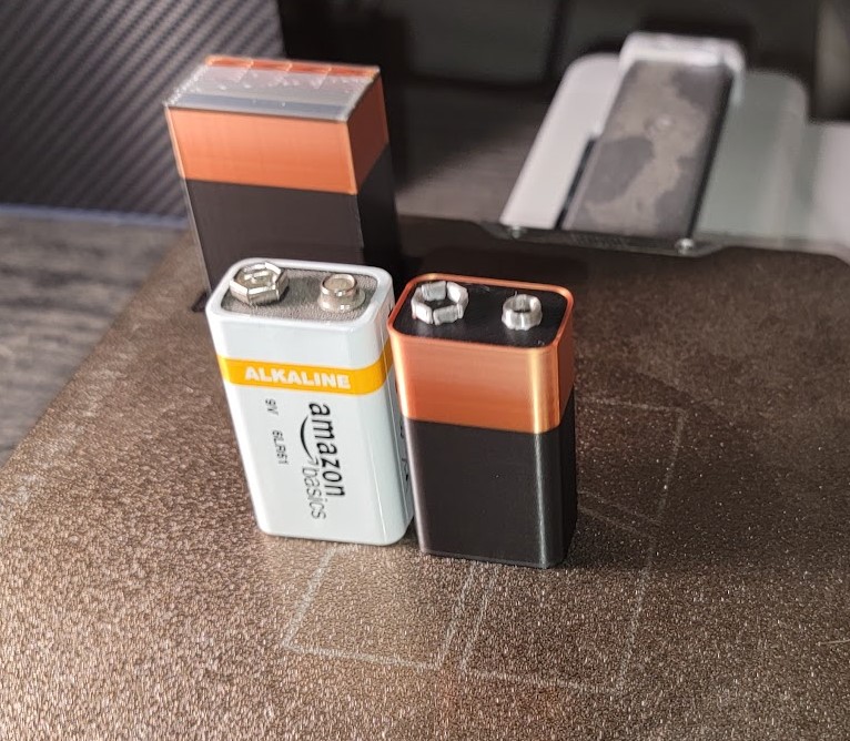 9v battery model