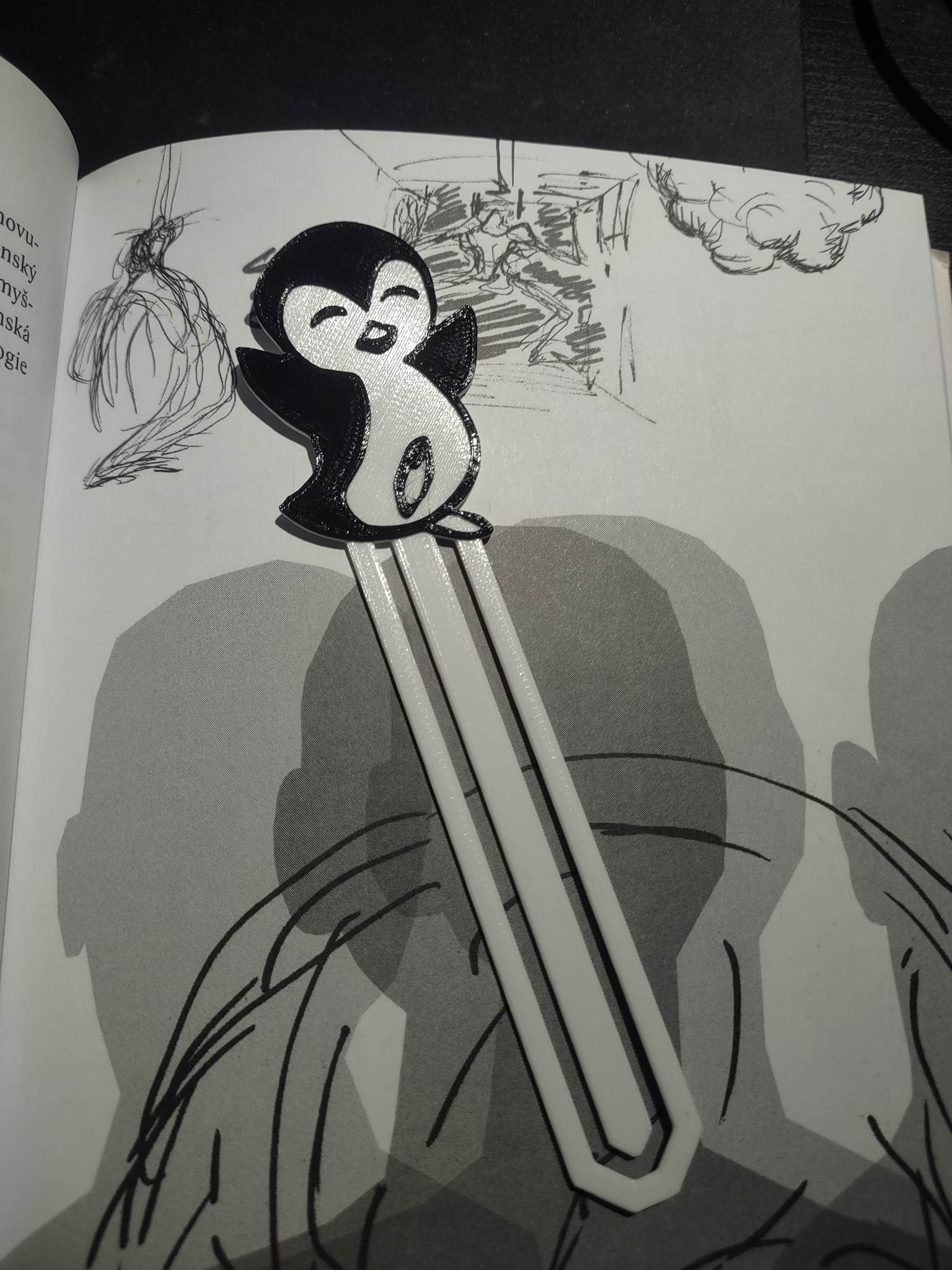 penguin bookmark