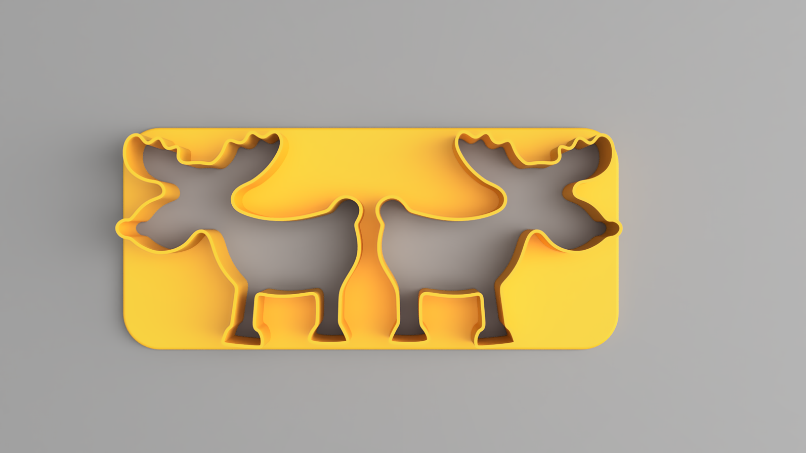 Cookie Cutter Moose (2x1)