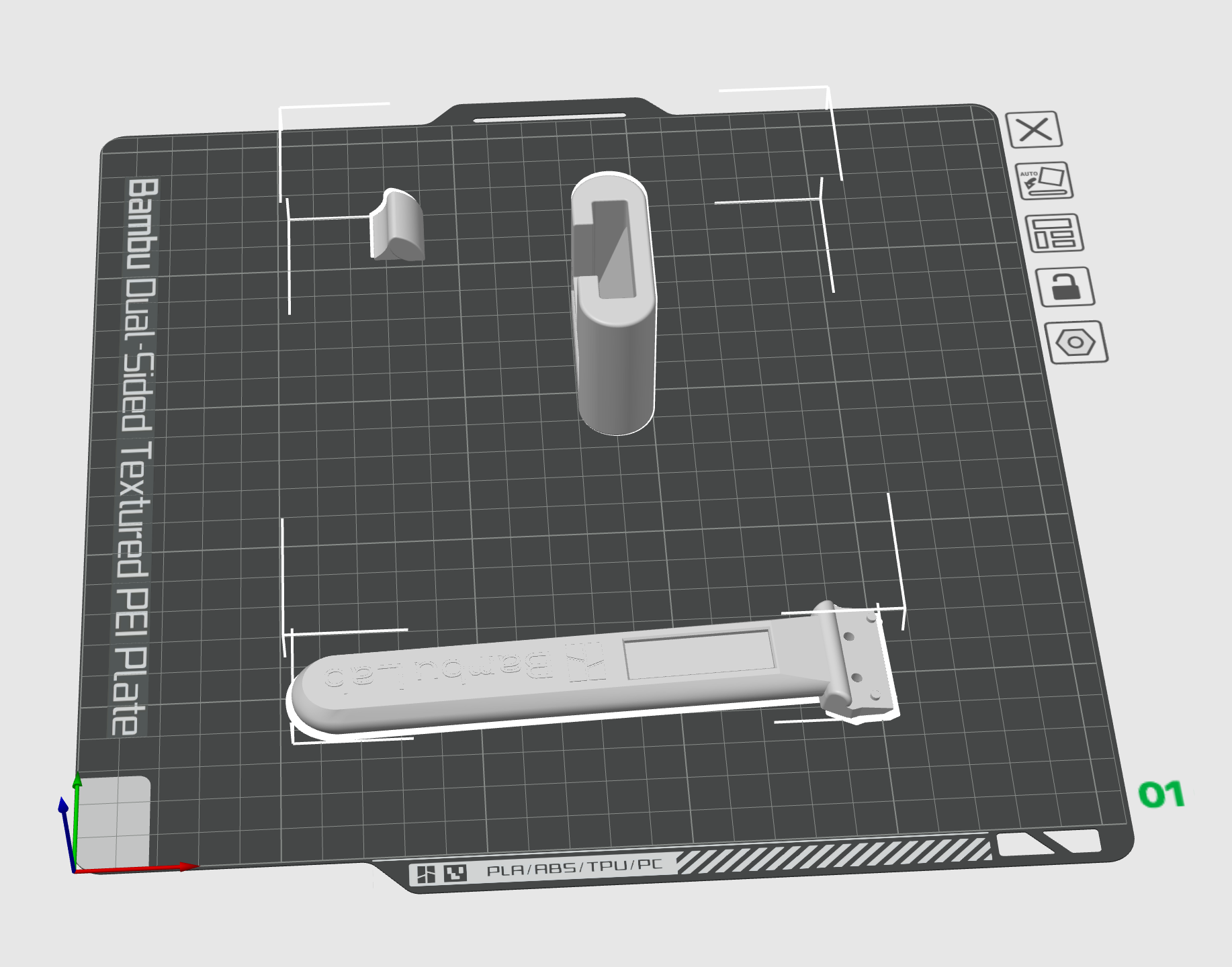 Original Bambu Lab Scraper Grip and Holder P1P, X1C