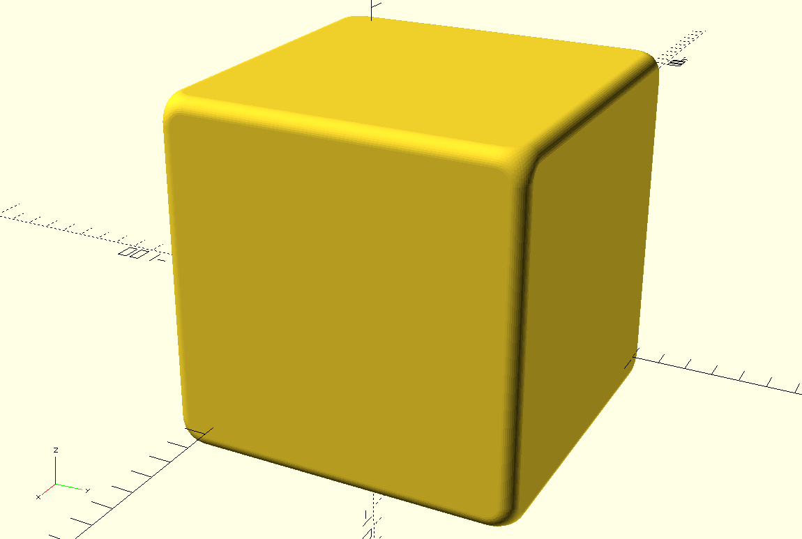 Cube and Rounded Cube