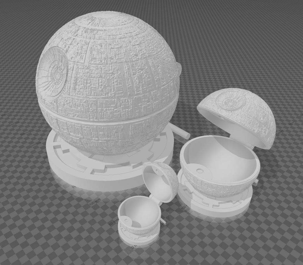 Death Star Boxes With Pedestals Collection