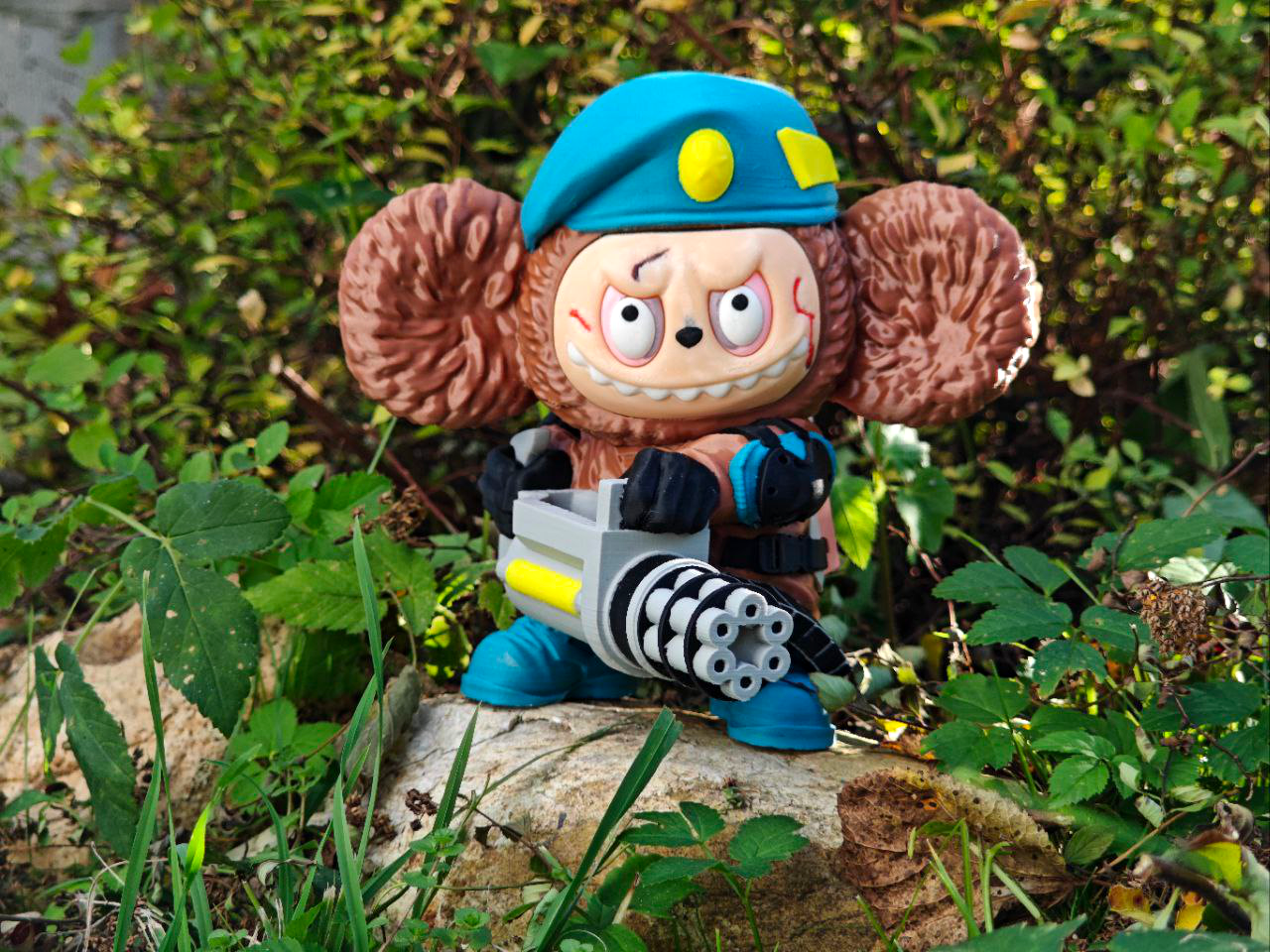 Laburator - Π‘heburashka Labubu with a minigun