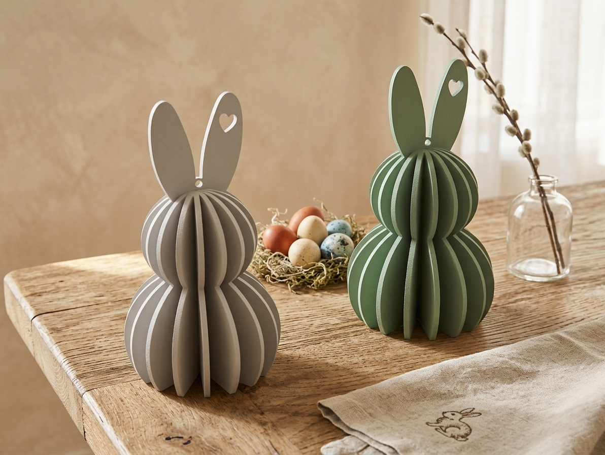 Layered Easter Bunny Decor β Stand or Hang